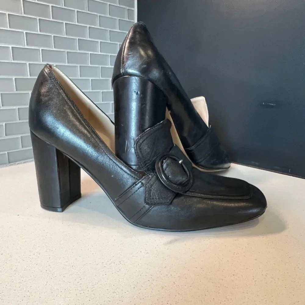 Marc Fisher Black Heels Size 10 4 Inch Heel